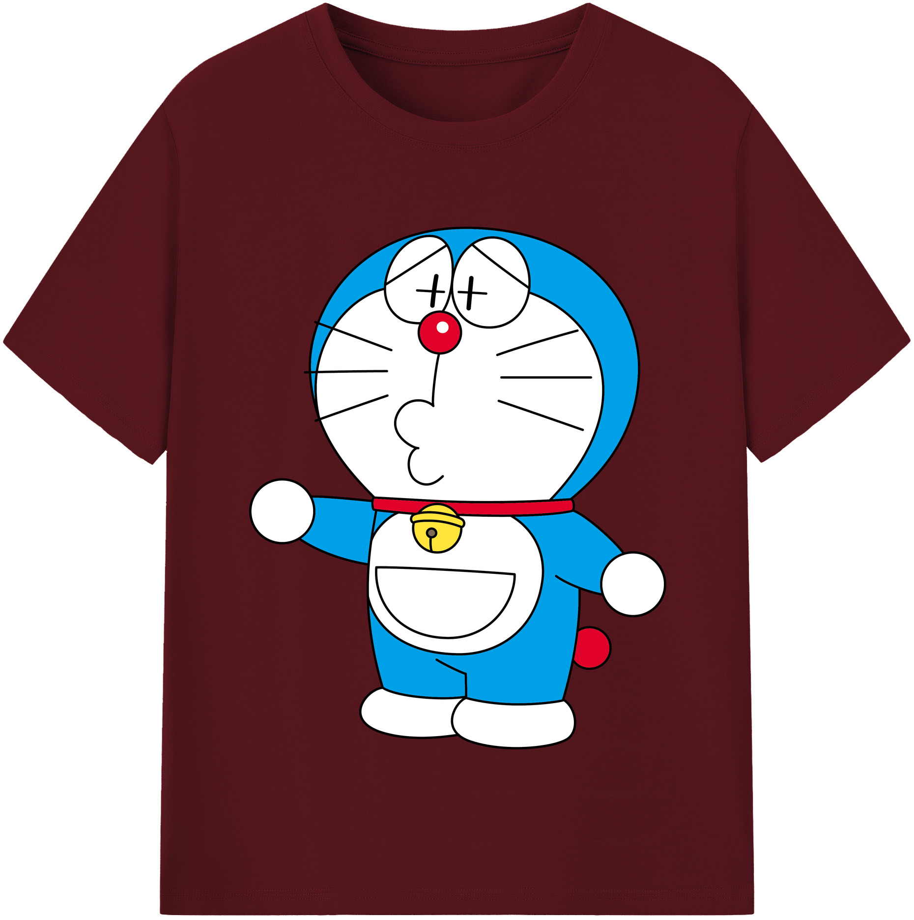 （画像用） ドラえもん Doraemon 綿100％半袖Tシャツ（フロントプリント）
